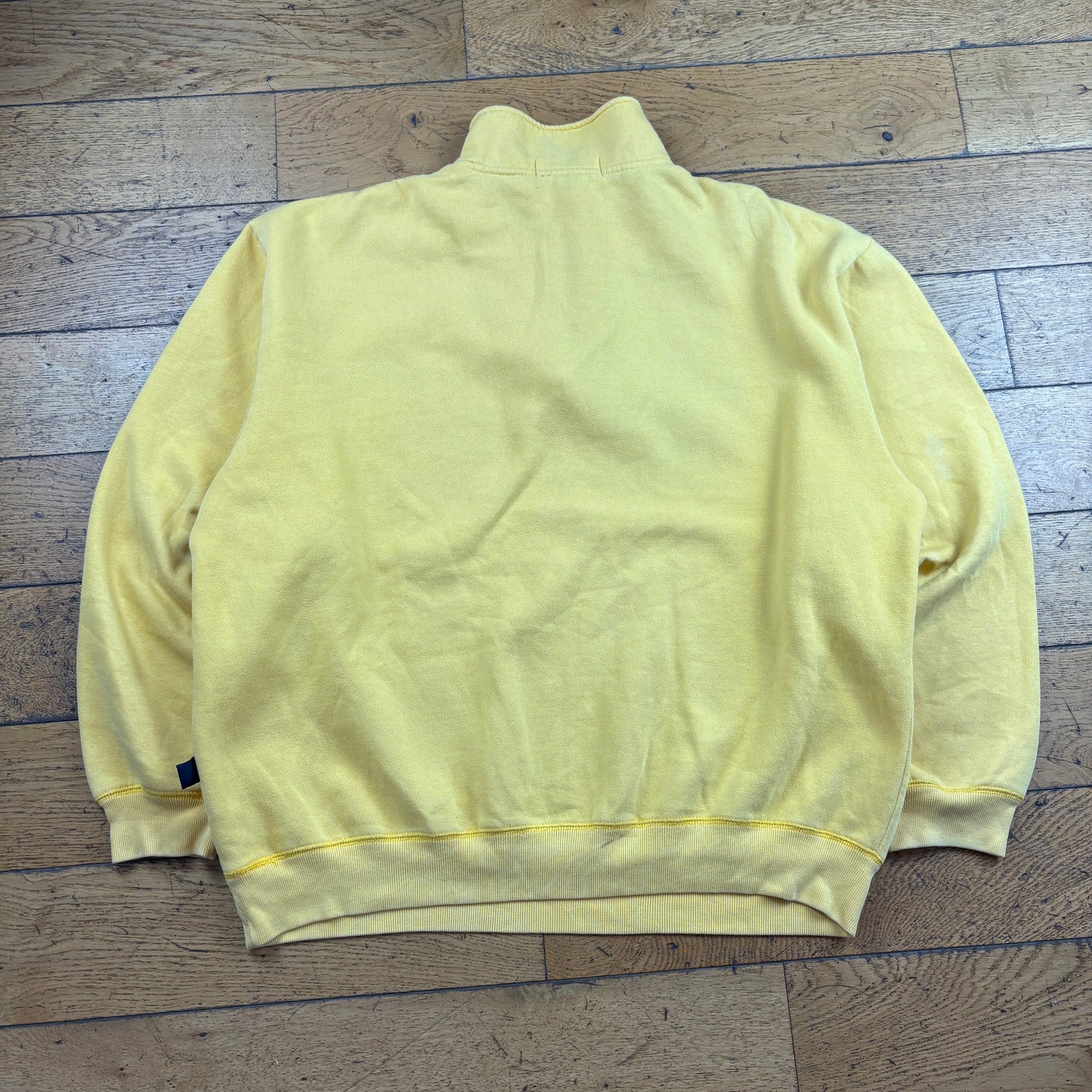Vintage Nautica Yellow Embroidered Sweatshirt - XXL