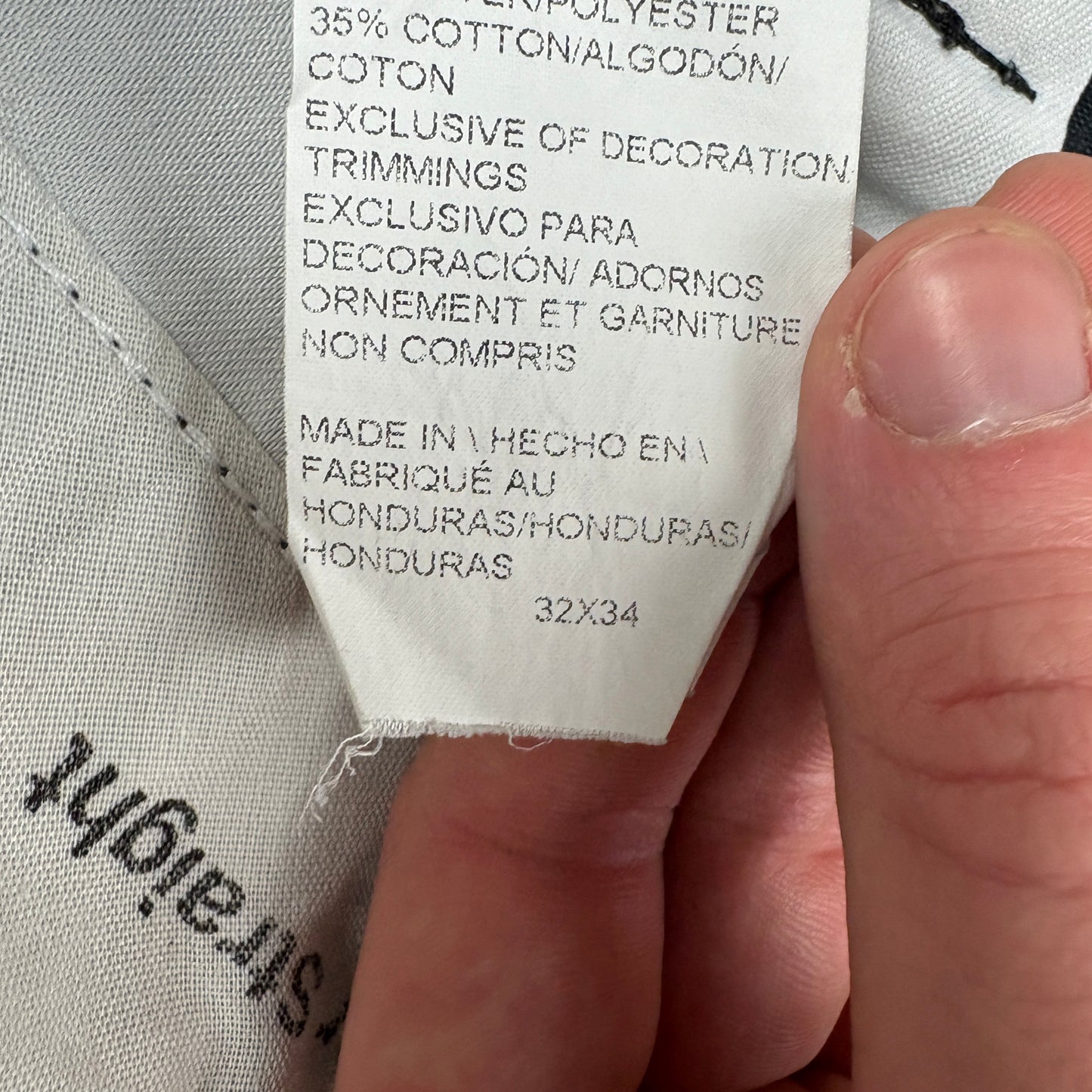 Vintage Dickies 874 Black Baggy Cargo Skate Chino Trousers - 32