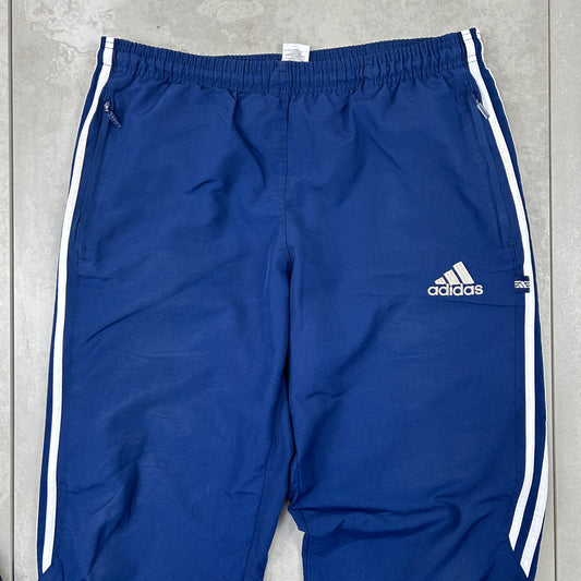 Vintage Adidas Navy Baggy Tracksuit Sweatpants Track Pants Bottoms - M