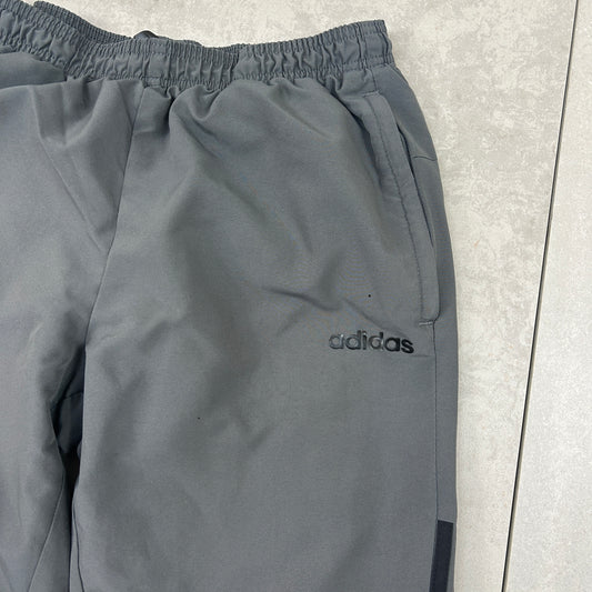 Vintage Adidas Grey Baggy Tracksuit Sweatpants Track Pants Bottoms - XS