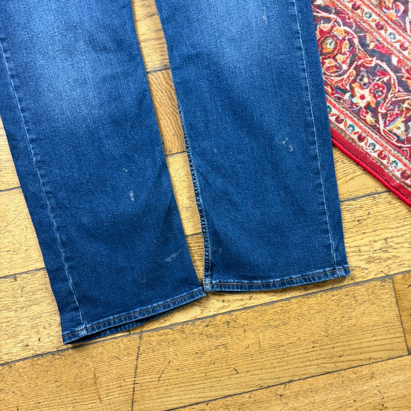 Vintage Levis Straight Blue Denim Jeans - 42