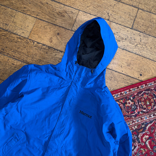 Vintage Marmot Blue Hiking Gorpcore Waterproof Jacket Coat - L
