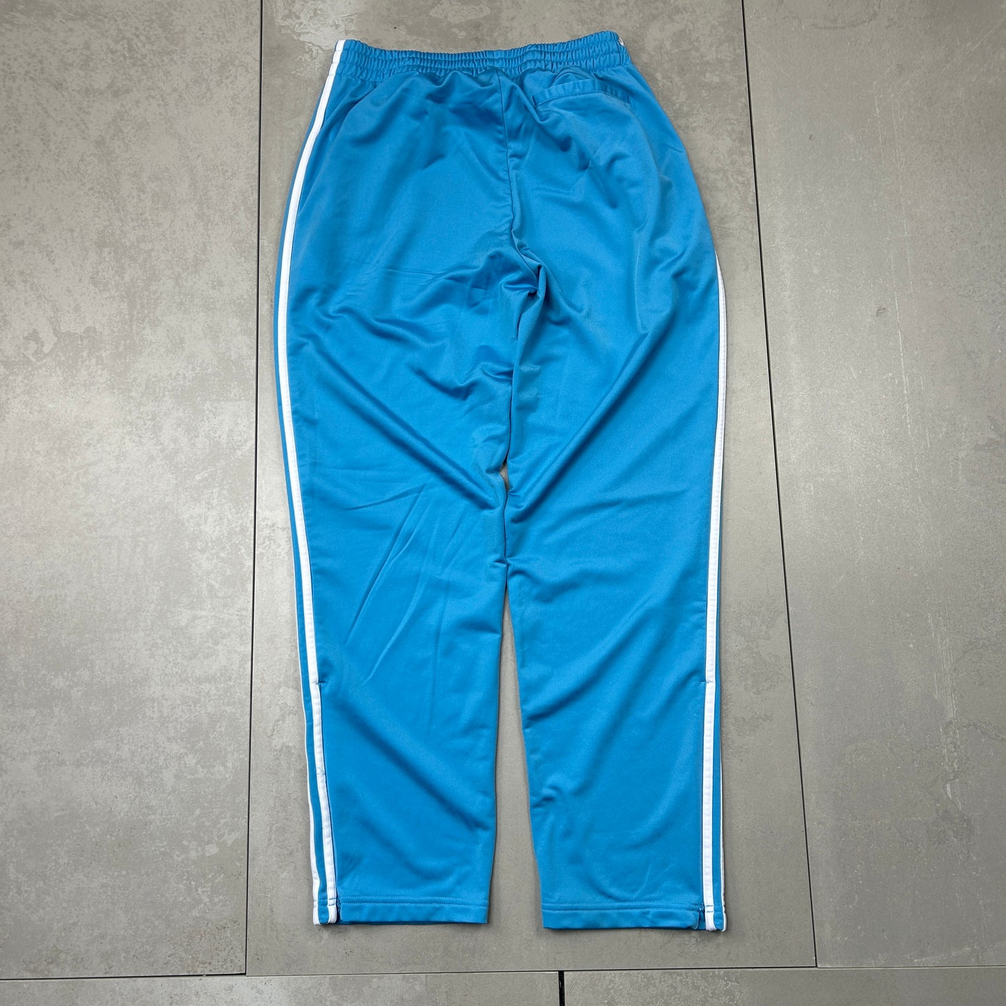 Vintage Adidas Blue Baggy Tracksuit Sweatpants Track Pants Bottoms - S
