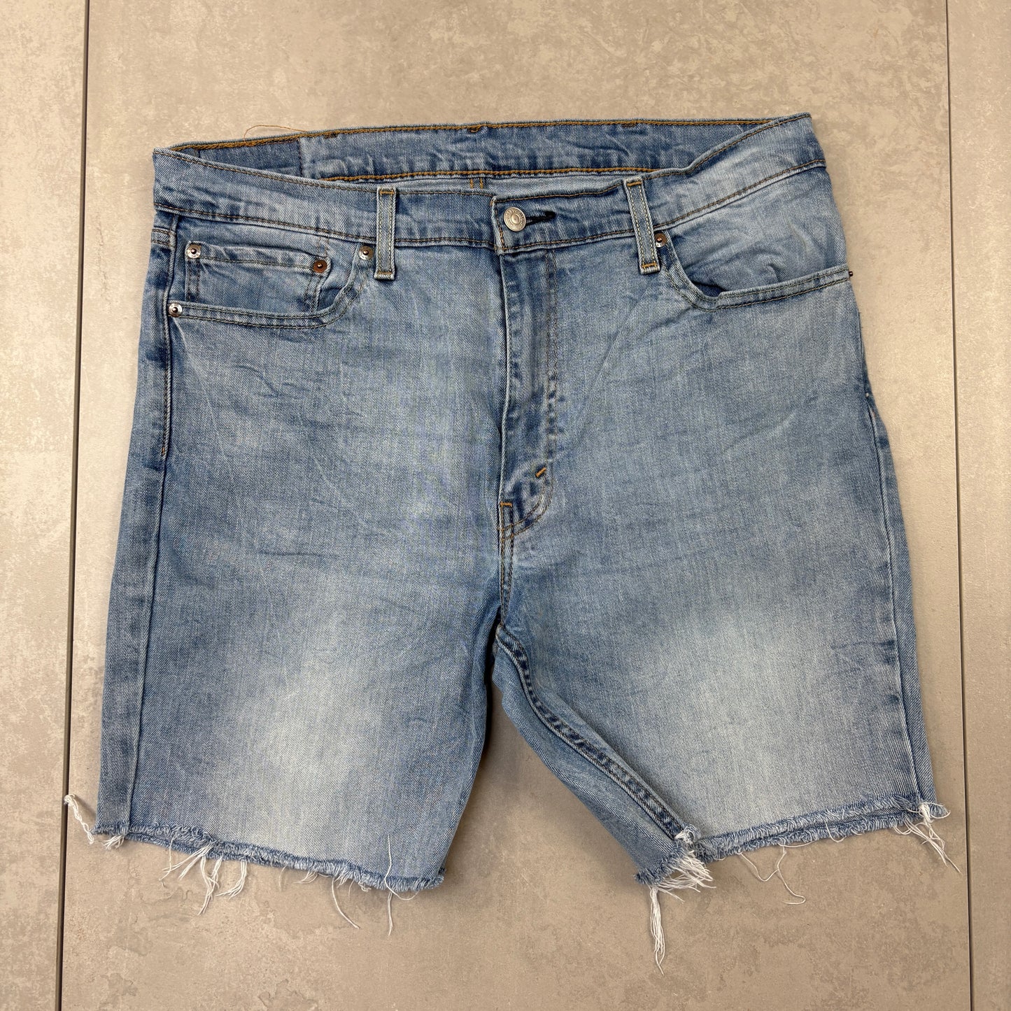 Vintage Levis 511 Blue Denim Shorts - 36