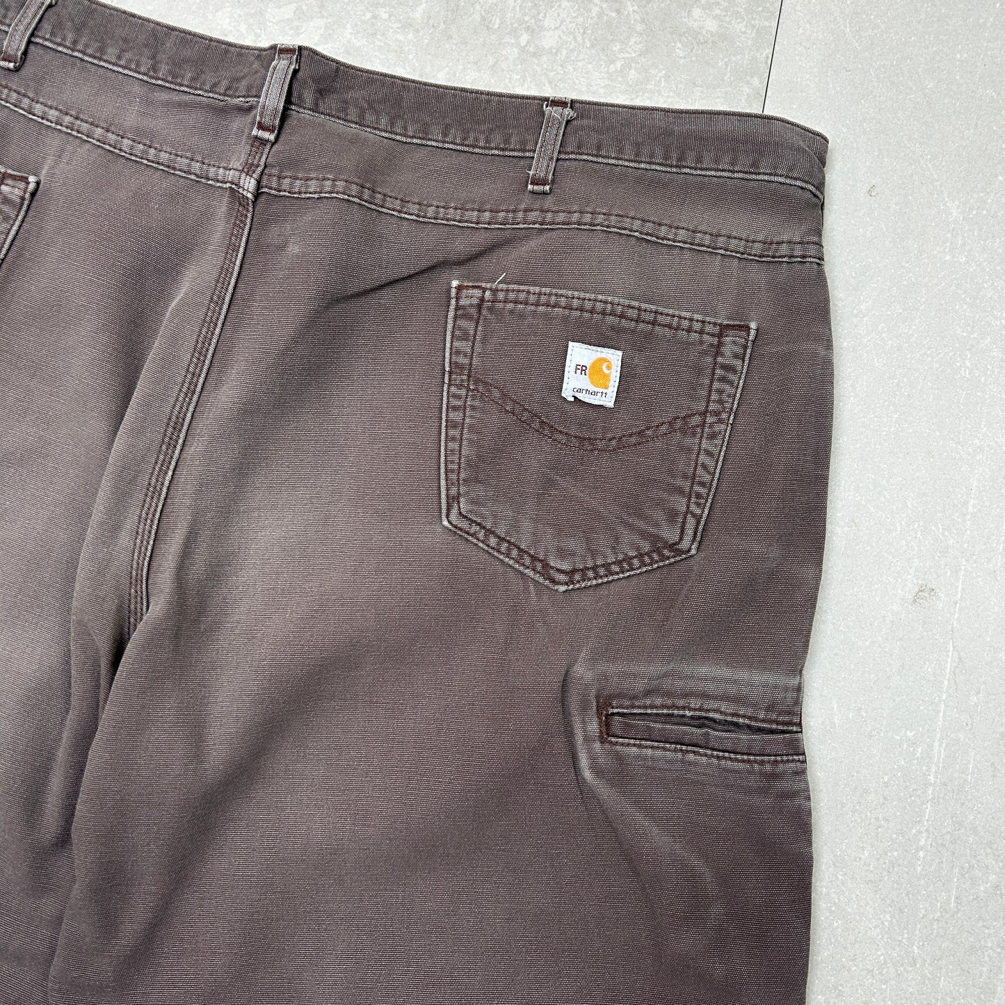 Vintage Carhartt Workwear Baggy Brown Carpenter Shorts - 48