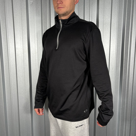 Oakley Black Hiking Gorpcore Zip Sweatshirt - XL