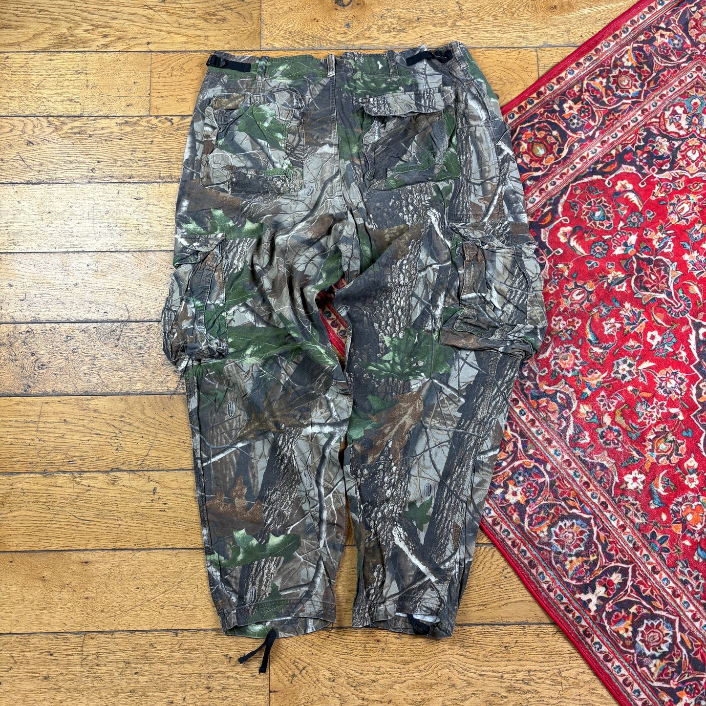 Vintage Real Tree Camo Green Hunting Workwear Trousers - 38