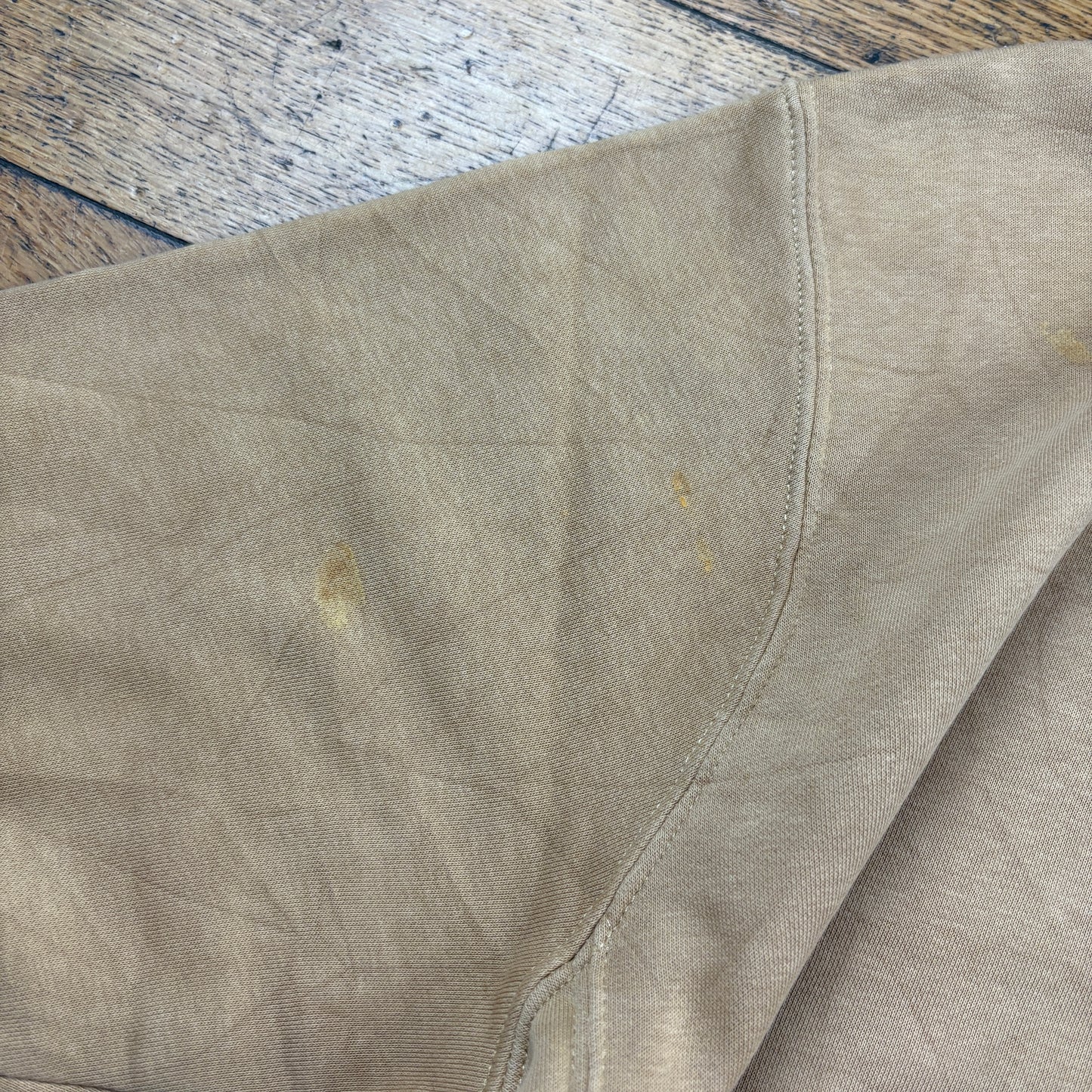 Vintage Nike Brown Embroidered Hoodie Sweatshirt - L