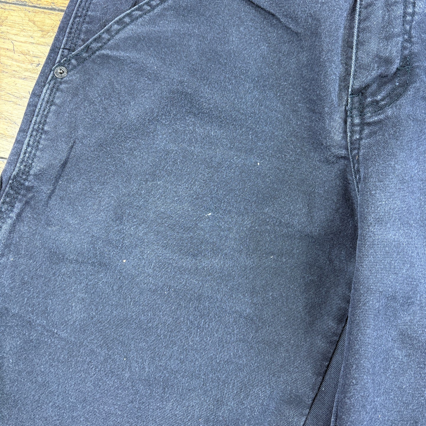 Vintage Dickies Workwear Carpenter Black Baggy Shorts - 30
