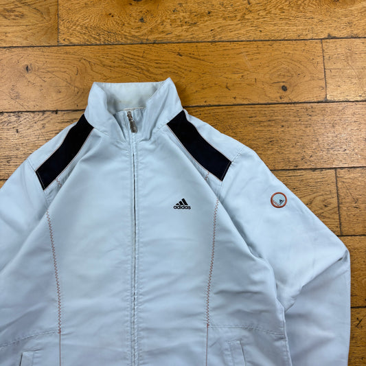 Vintage Adidas Blue Tracksuit Track Shell Windbreaker Jacket - Size 12