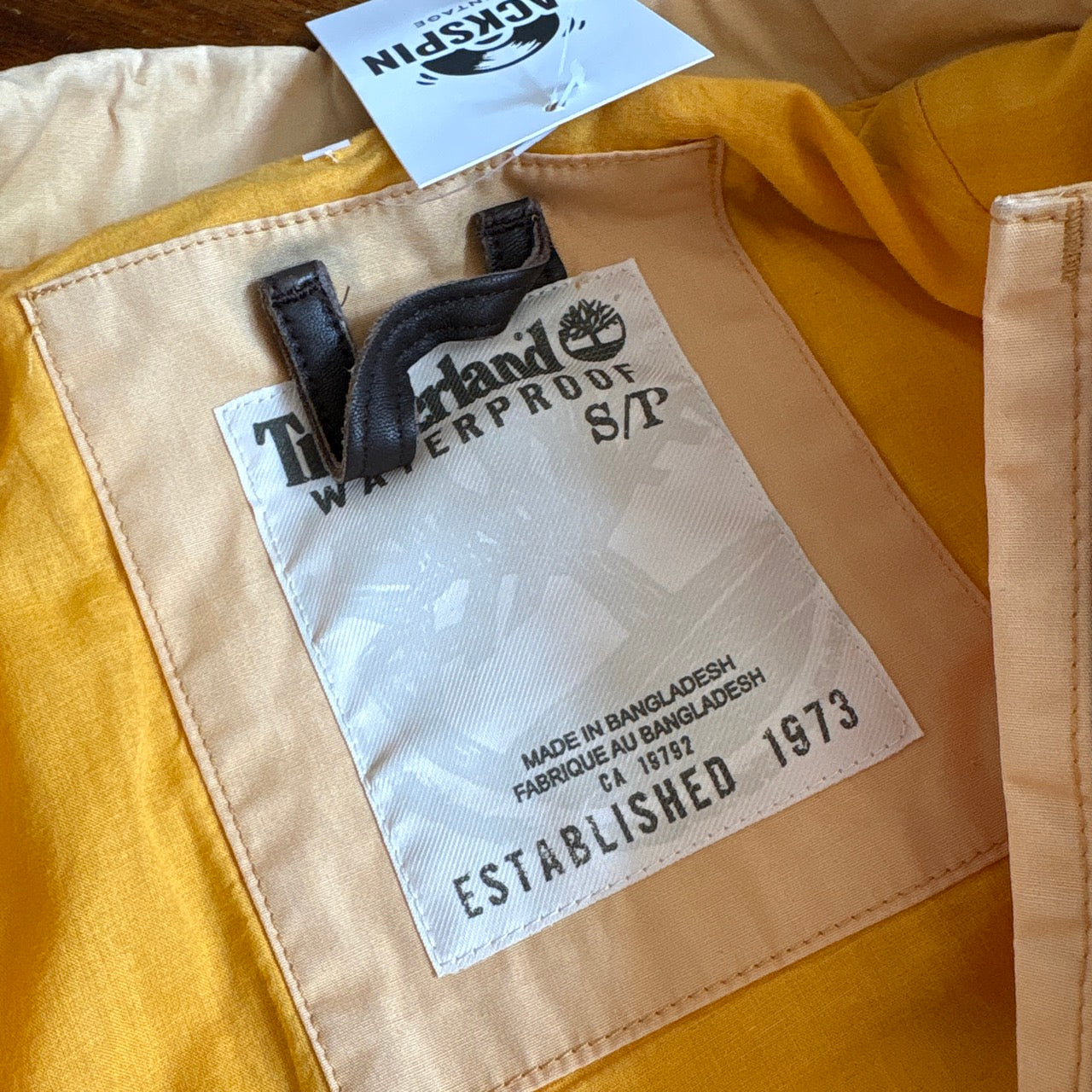 Vintage Timberland Cream Workwear Harrington Jacket - S