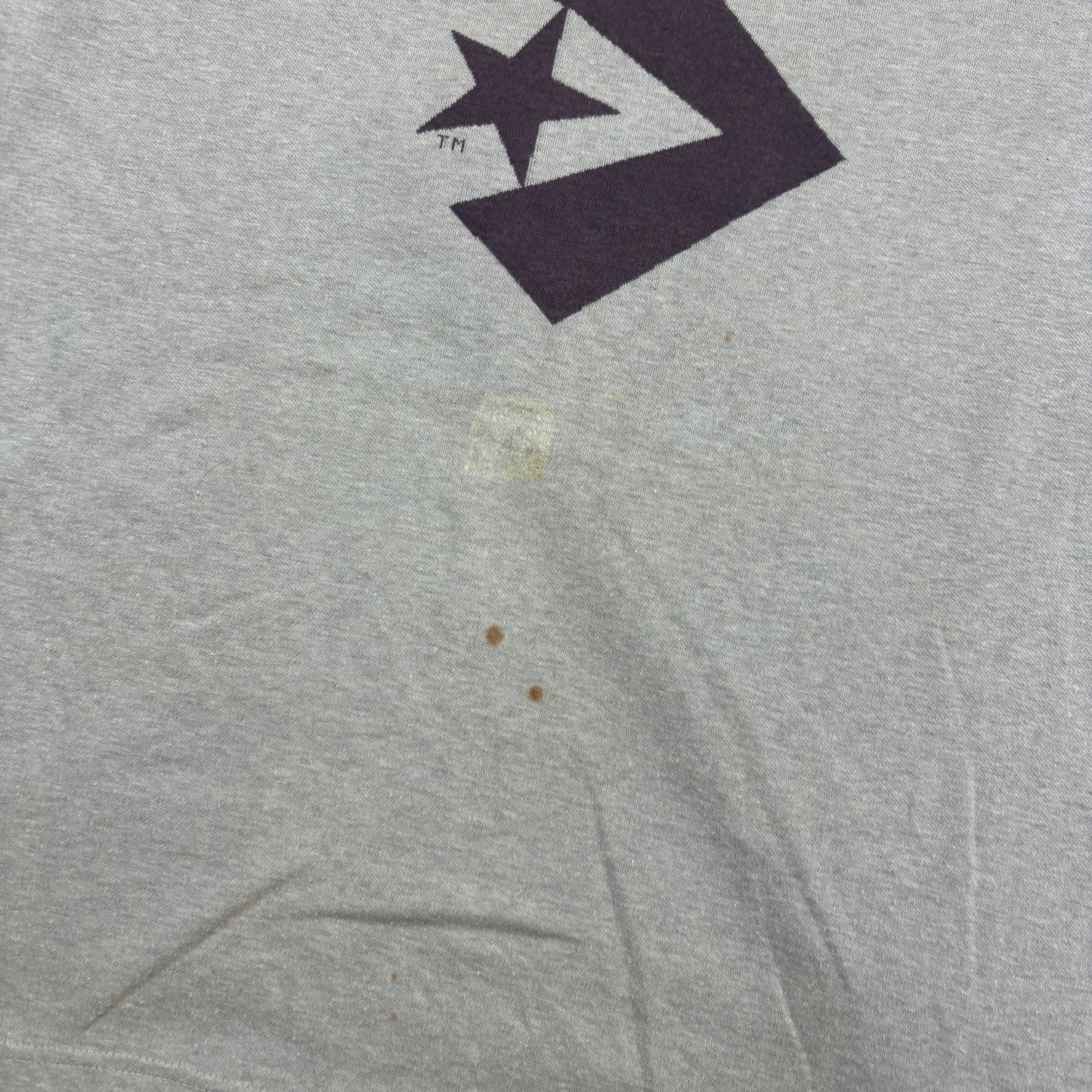 Vintage Converse Grey Brown Graphic T-Shirt - M