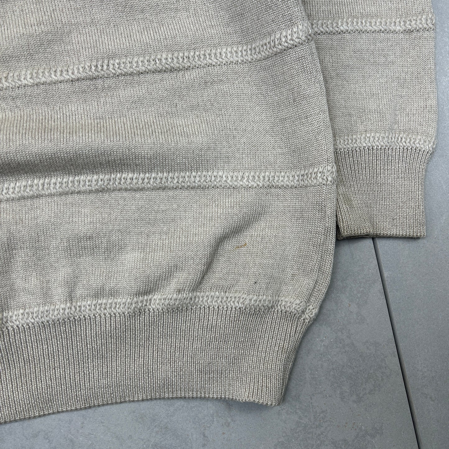 Vintage Paul and Shark Embroidered Brown Cable Chunky Knit Jumper - L