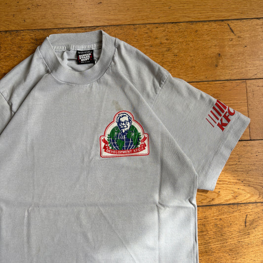 Vintage 90s KFC Single Stitch Grey Graphic T-Shirt - XS