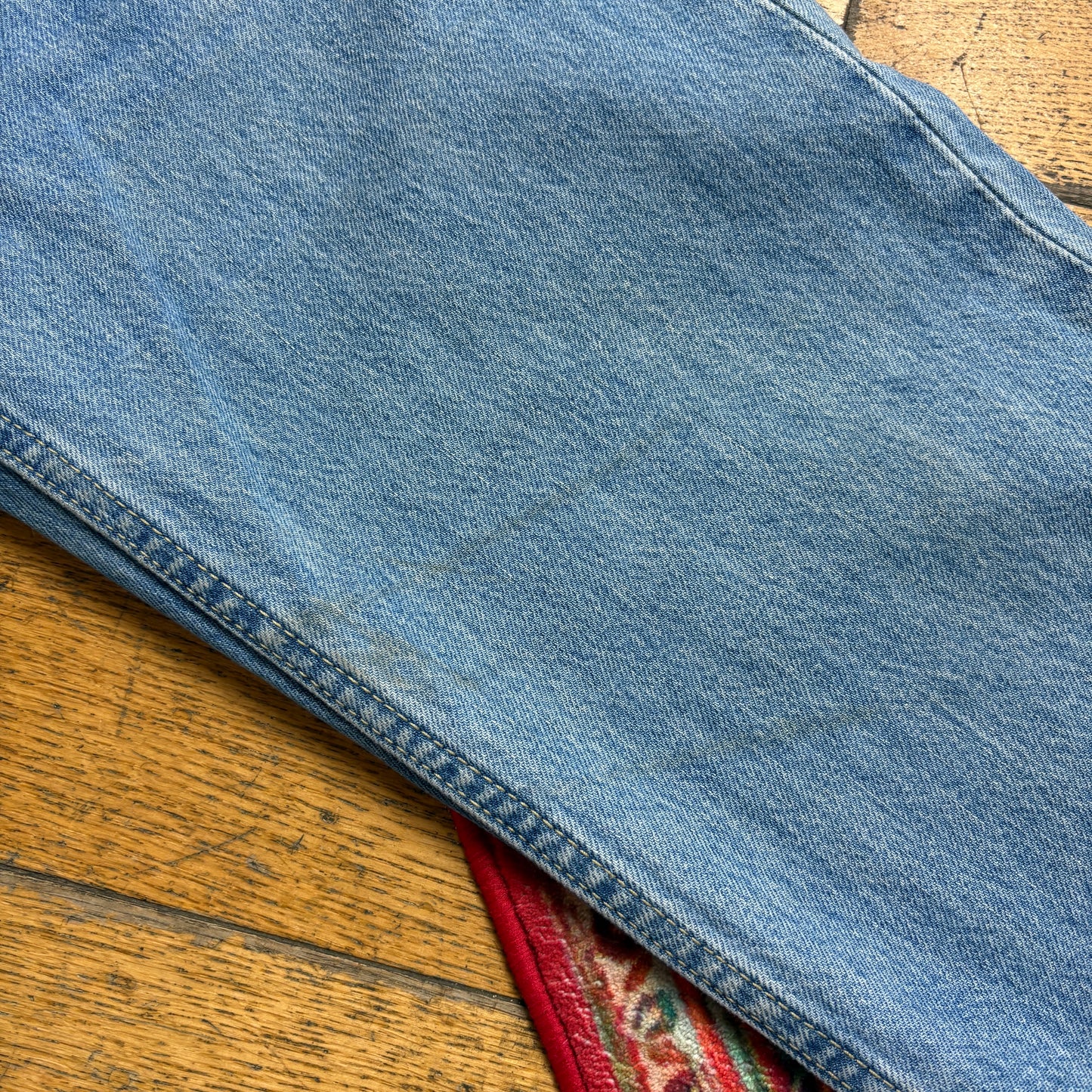 Vintage Levis Womens Low Pro Straight Blue Denim Jeans - Size 10