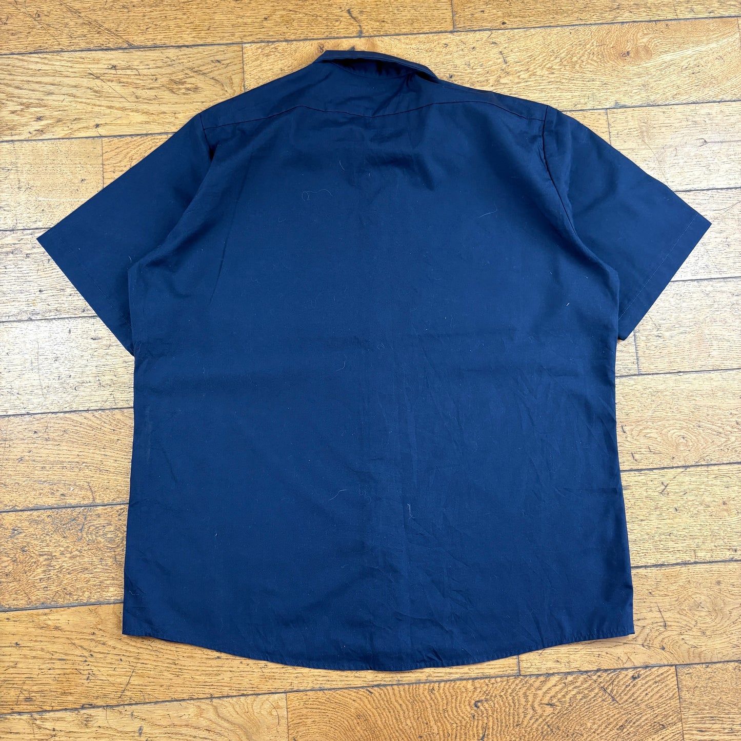 Vintage Navy Dickies Ford Embroidered Shirt - XL