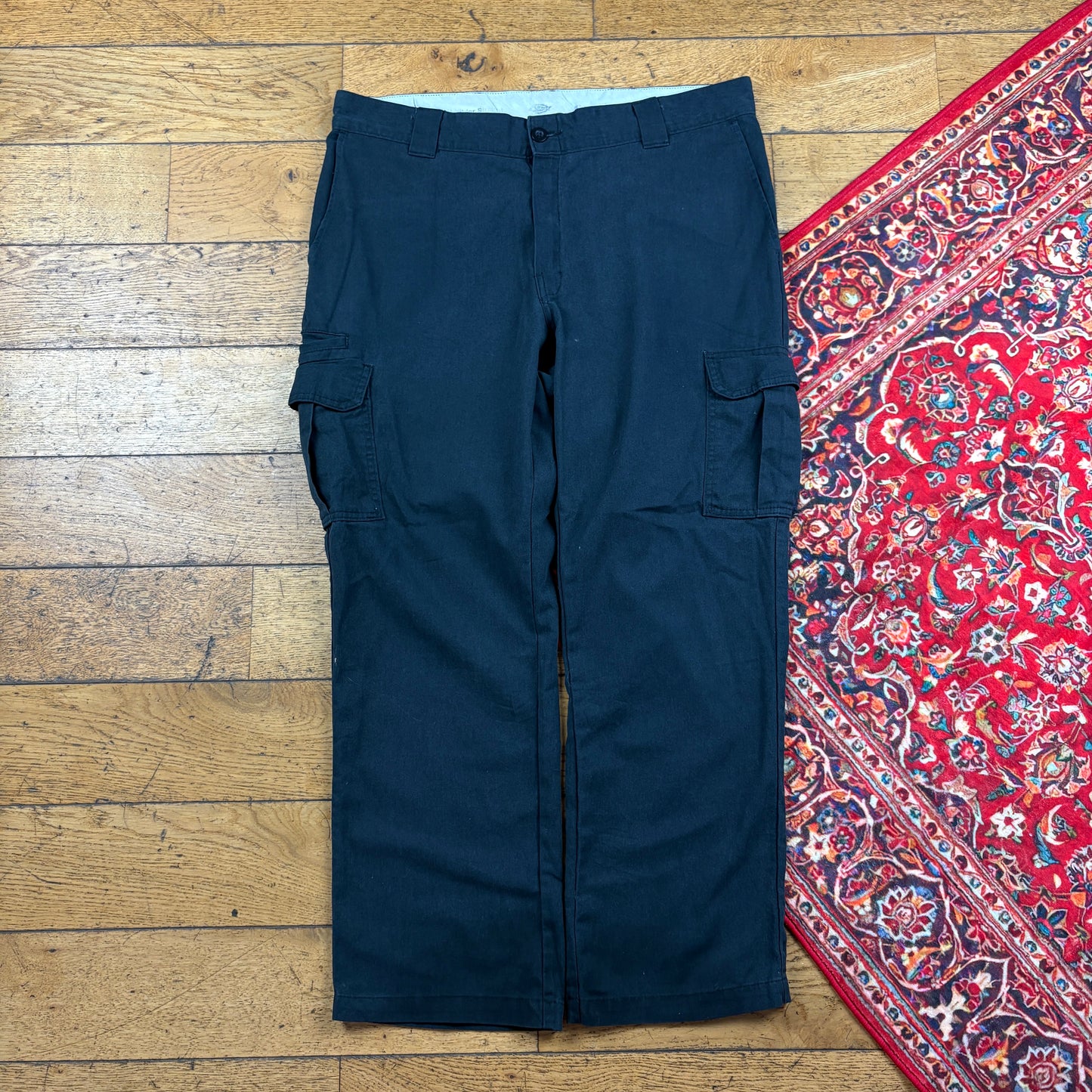 Vintage Dickies 874 Skate Black Trousers - 38
