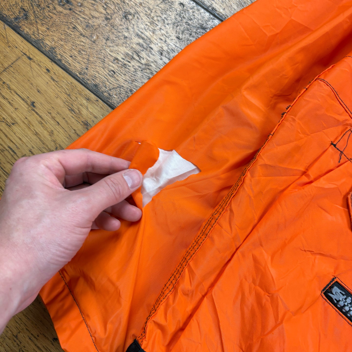 Vintage TXB Orange Wax Chore Jacket - XL