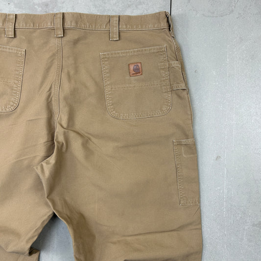 Vintage Carhartt Brown Workwear Carpenter Baggy Trousers - 44
