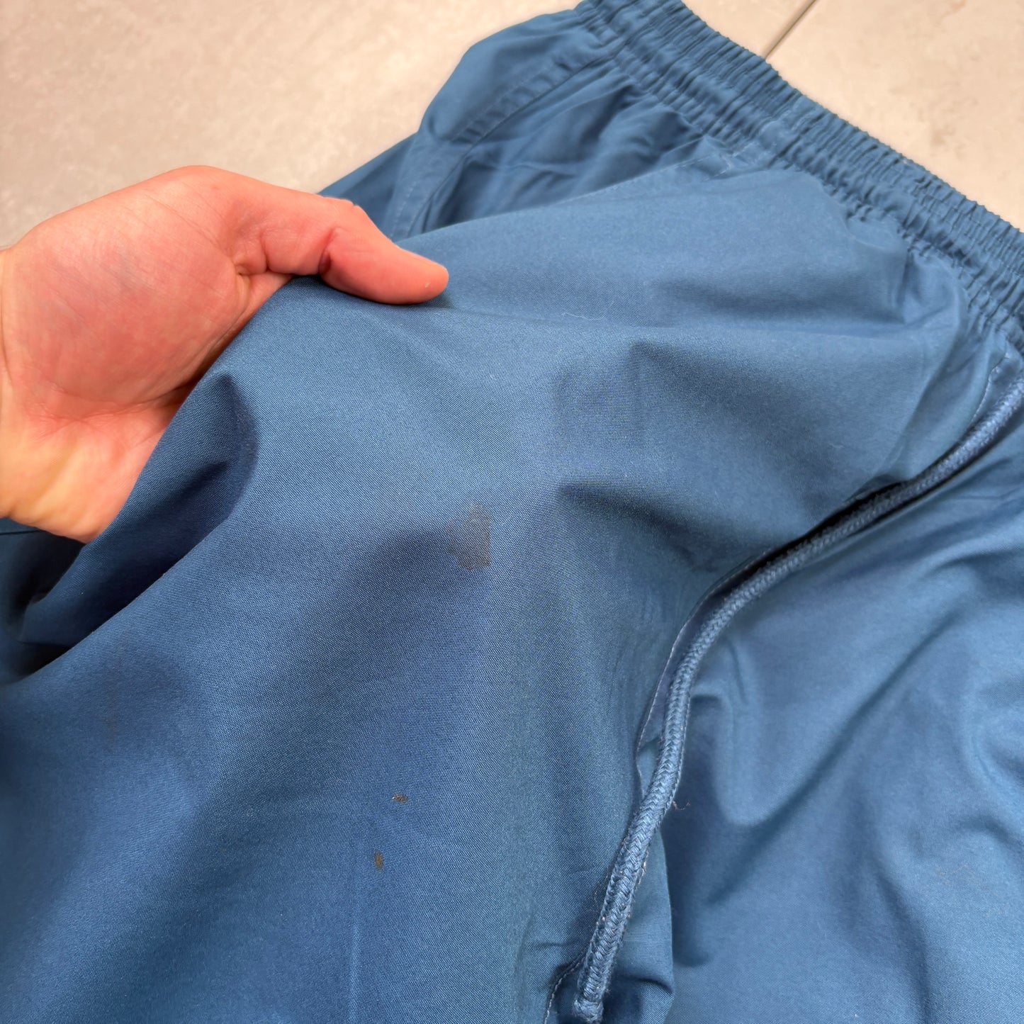 Vintage Adidas Blue Baggy Tracksuit Sweatpants Track Pants Bottoms - S