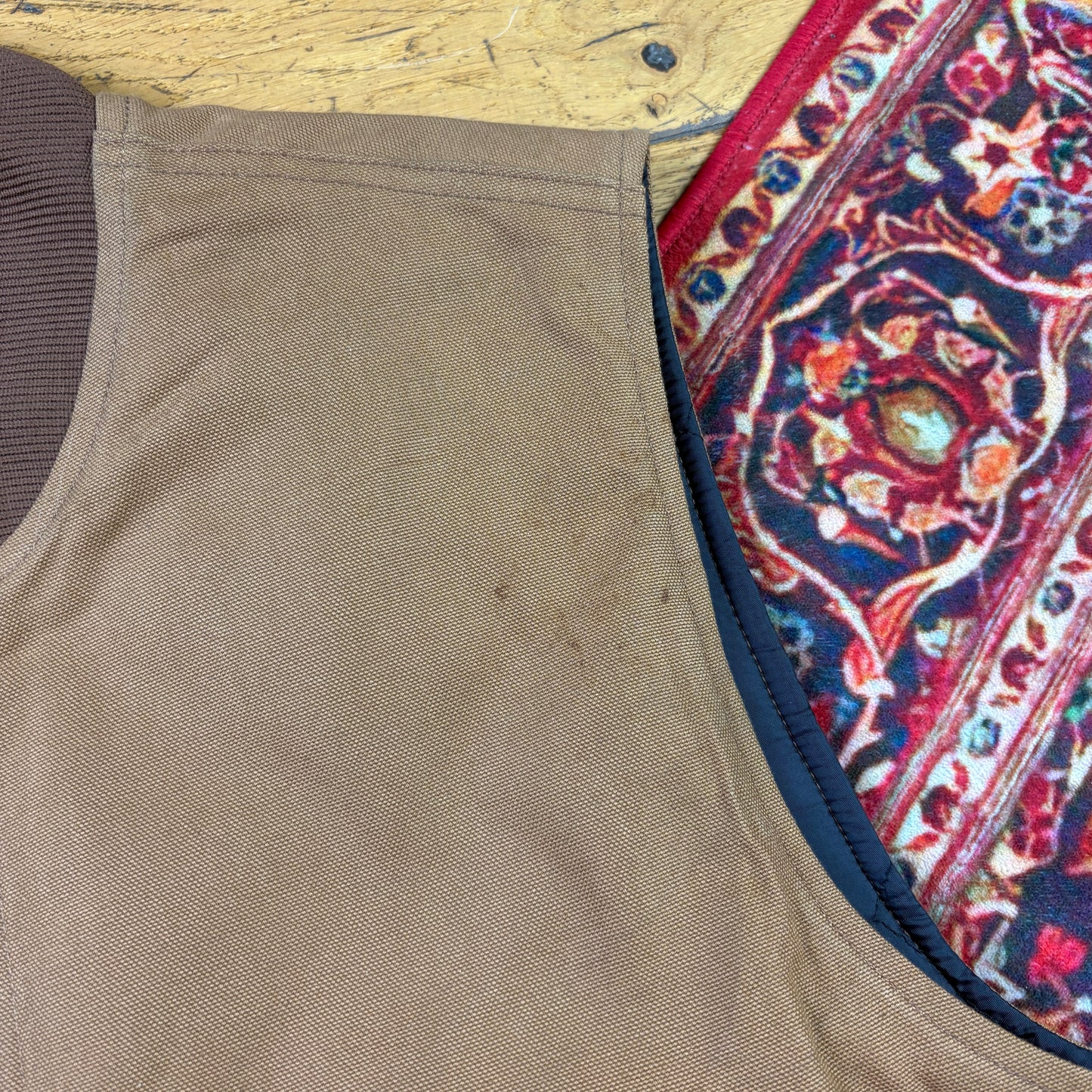 Vintage Carhartt Brown Gilet Vest Workwear Jacket - 2XL