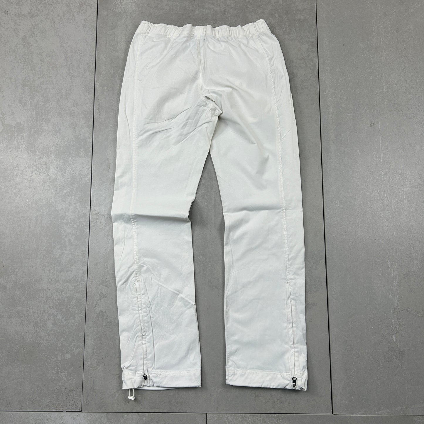 Vintage Nike White Tracksuit Sweatpants Track Pants Bottoms - 8