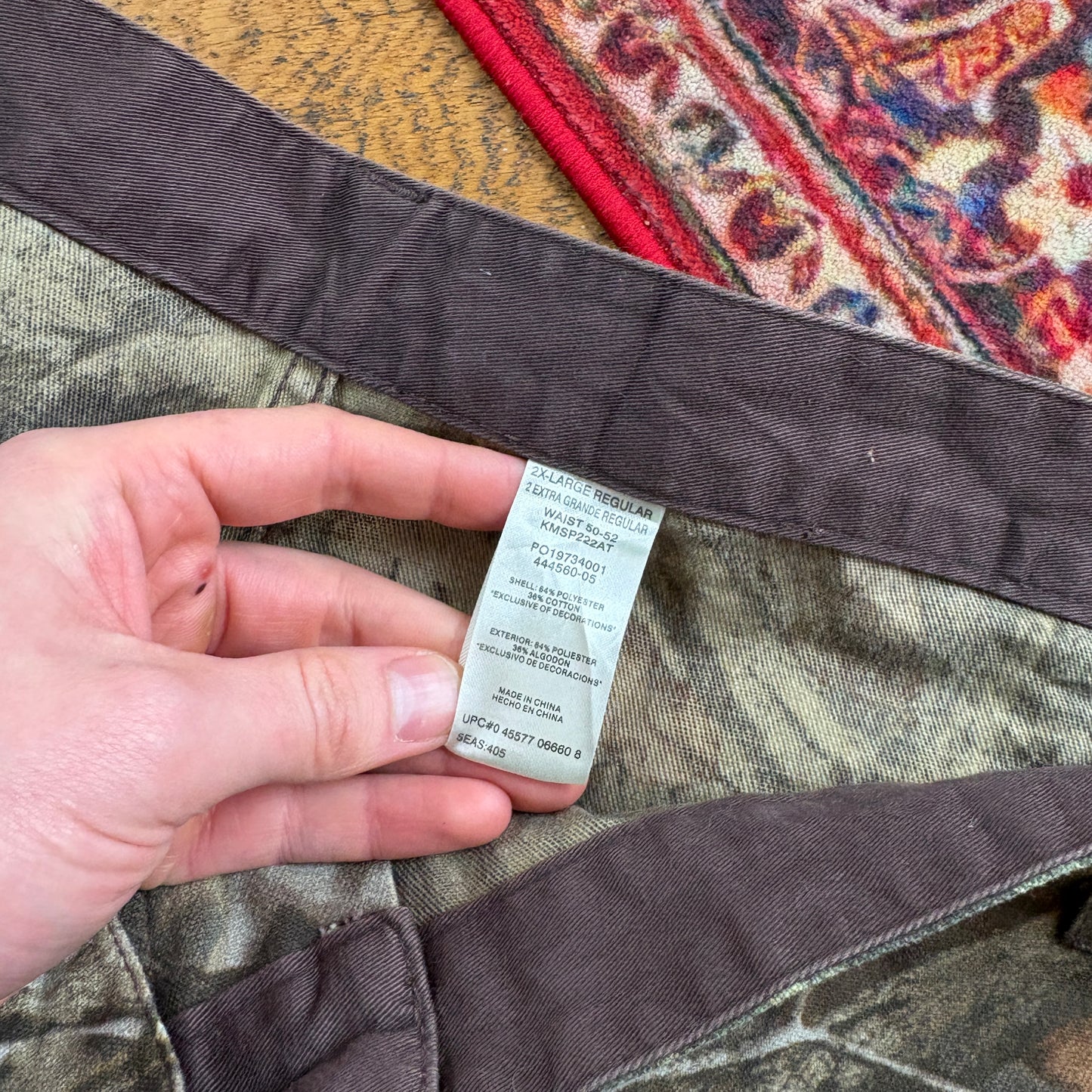 Vintage Real Tree Camo Green Hunting Workwear Trousers - 48