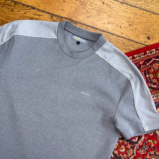 Vintage Energie Skate Grey Tonal Raglan T-Shirt - S
