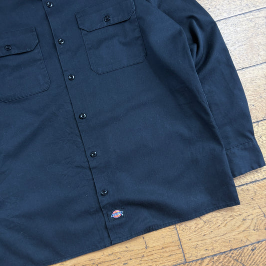 Vintage Dickies Black Workwear Shirt - M