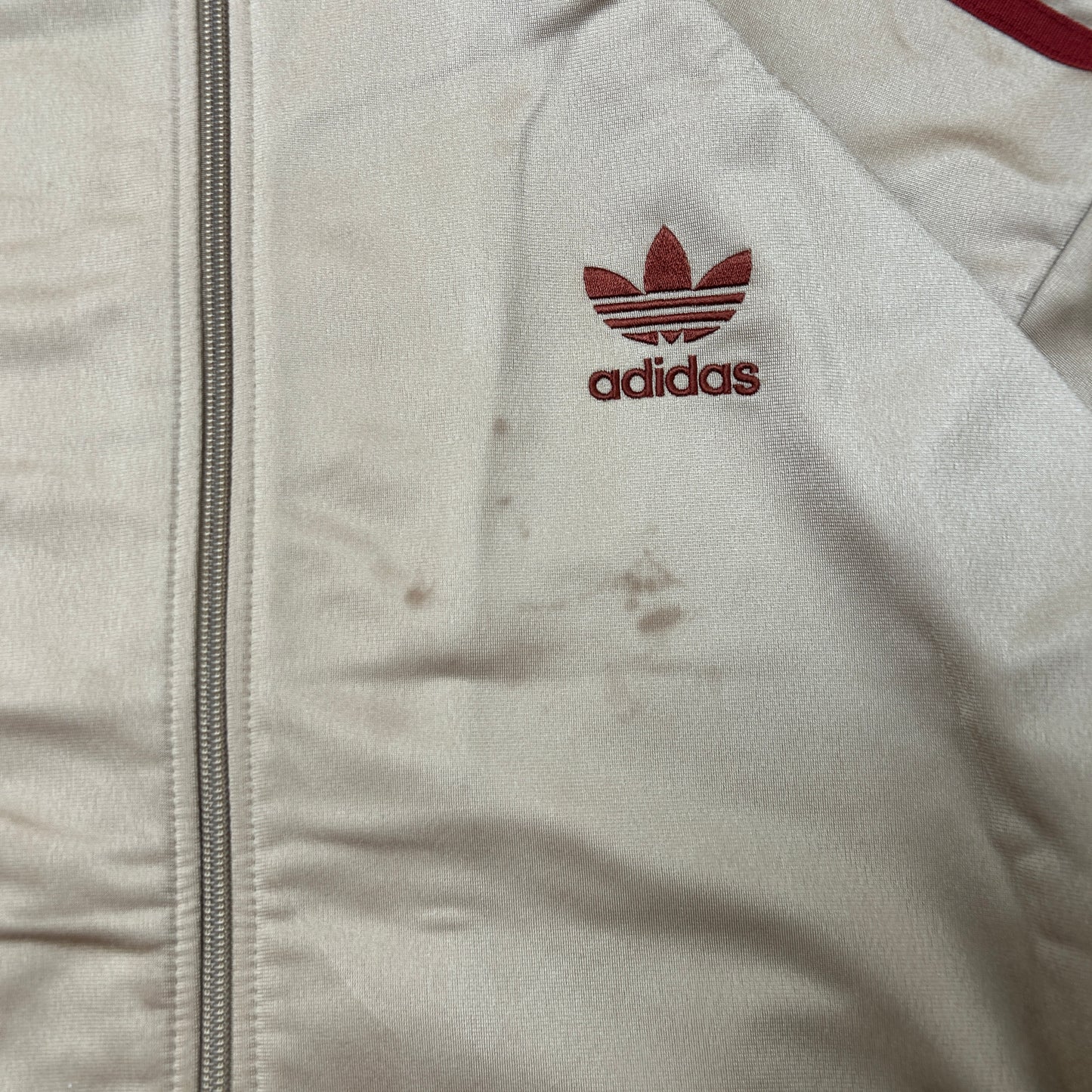 Vintage 80s Adidas Brown Tracksuit Track Shell Windbreaker Jacket - L
