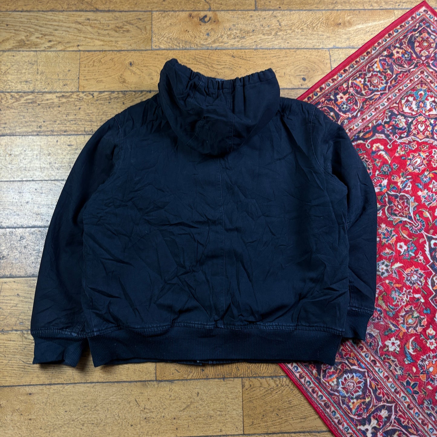 Vintage Black Workwear Carhartt Active Style Jacket - XL