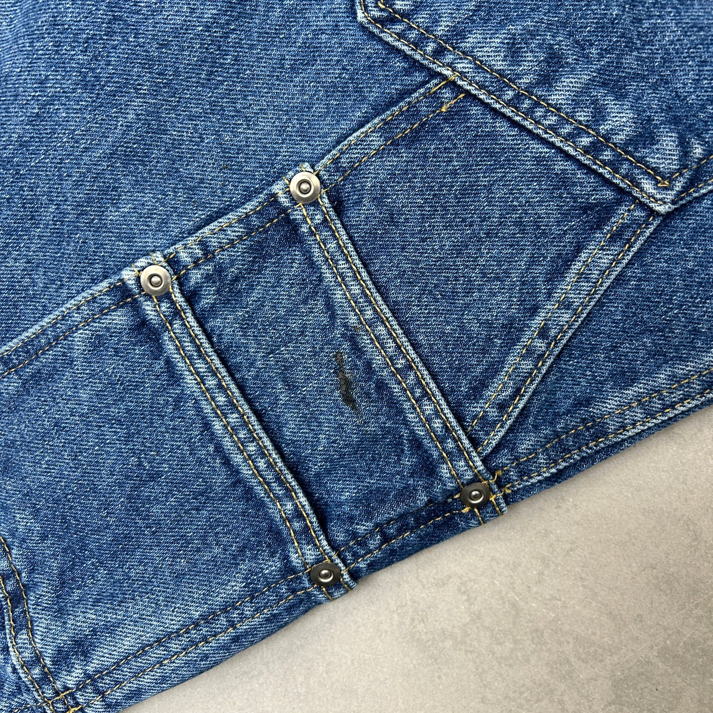 Vintage Fila Embroidered Hip Hop Baggy Blue Shorts Jorts - 38