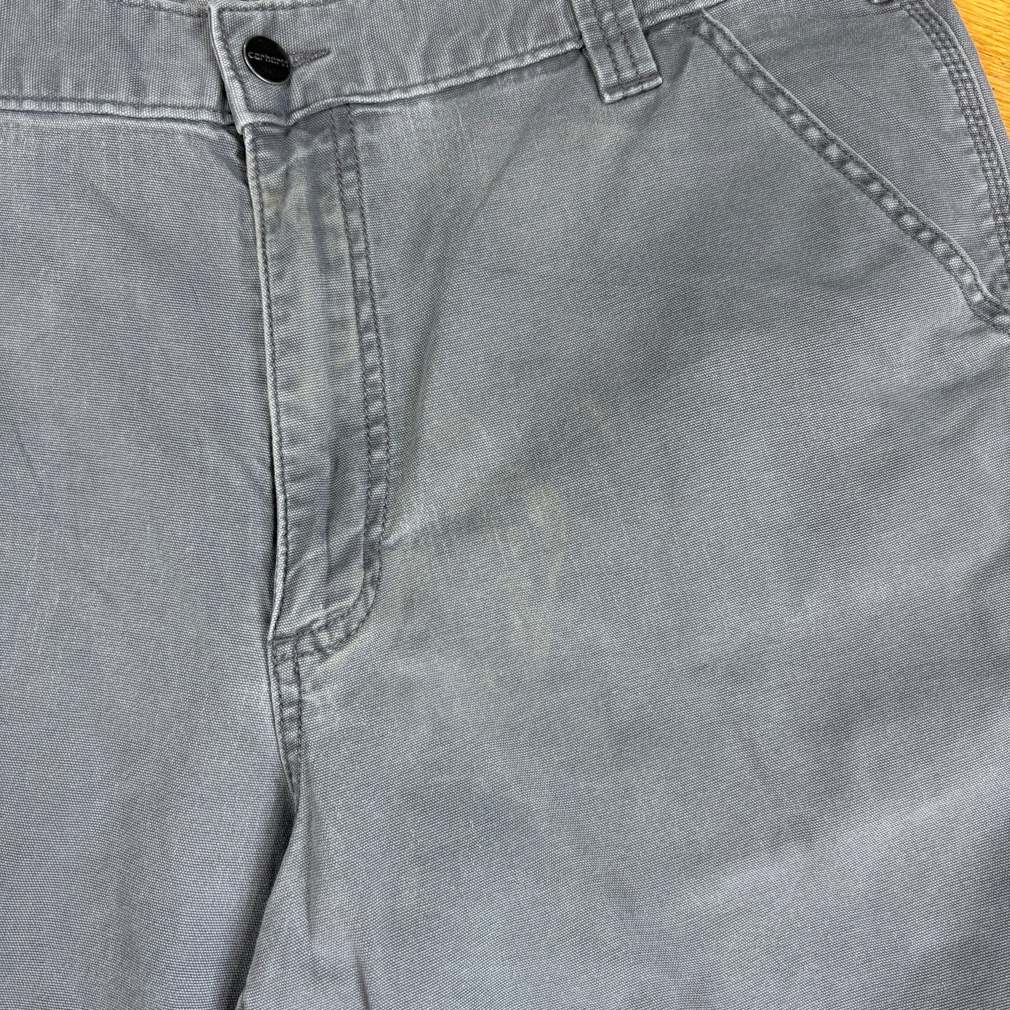 Vintage Carhartt Grey Workwear Baggy Carpenter Shorts -38
