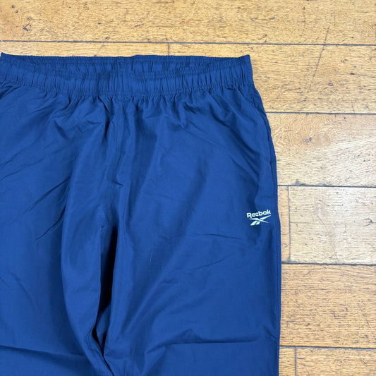 Vintage Reebok Blue Baggy Tracksuit Sweatpants Track Pants Bottoms - L
