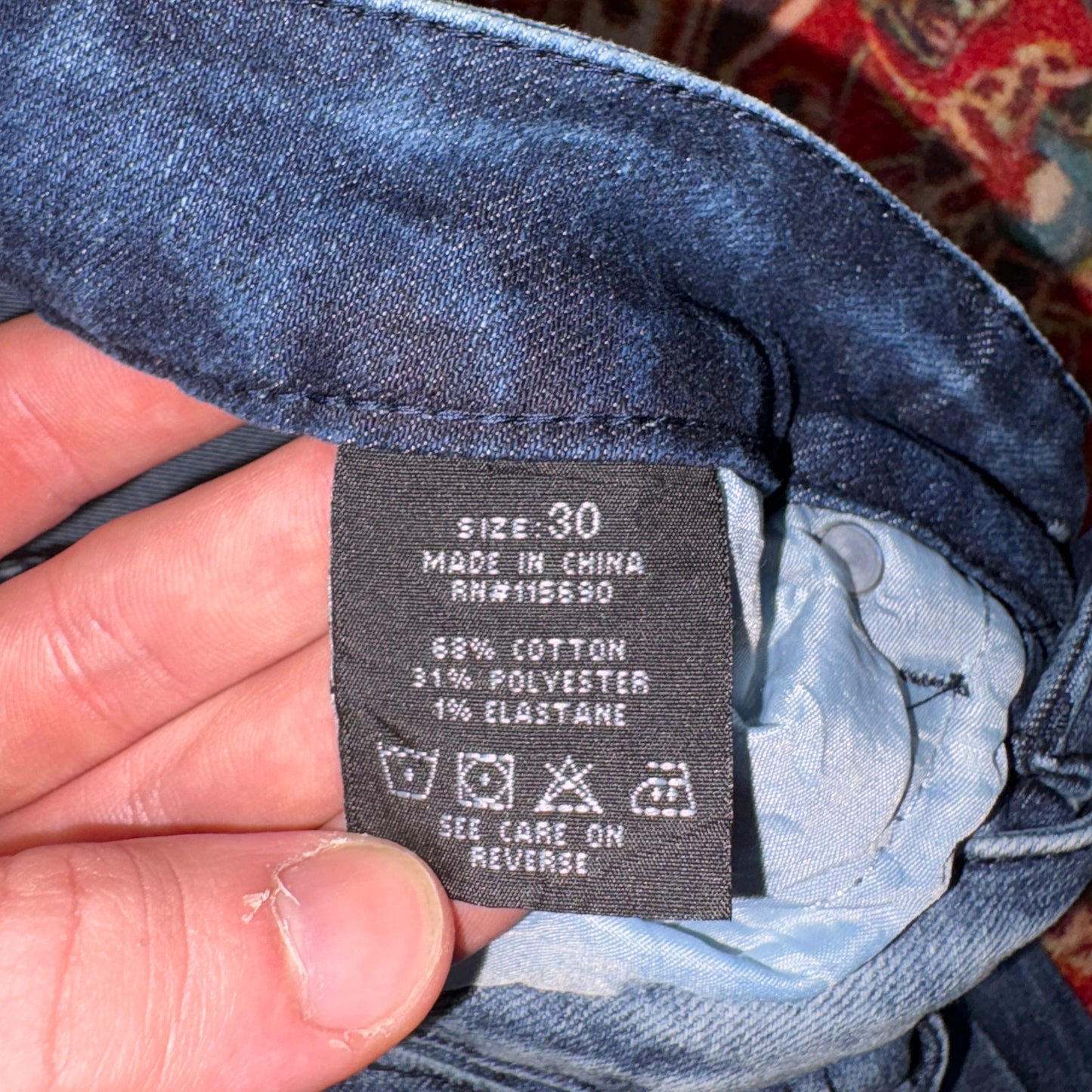 Vintage Blue Denim Shorts - 32