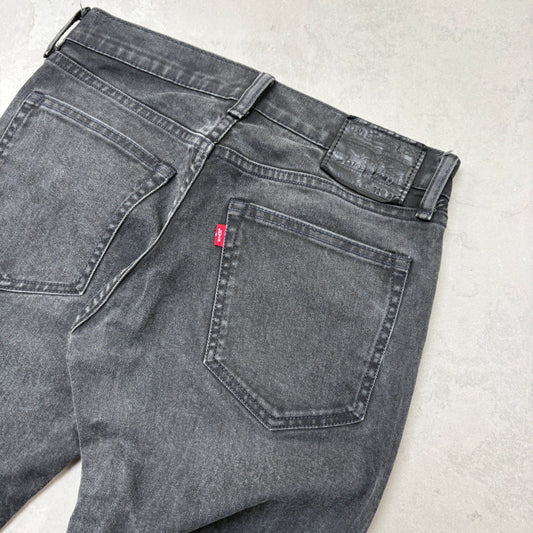 Vintage Levis Skinny Black Denim Jeans - 31