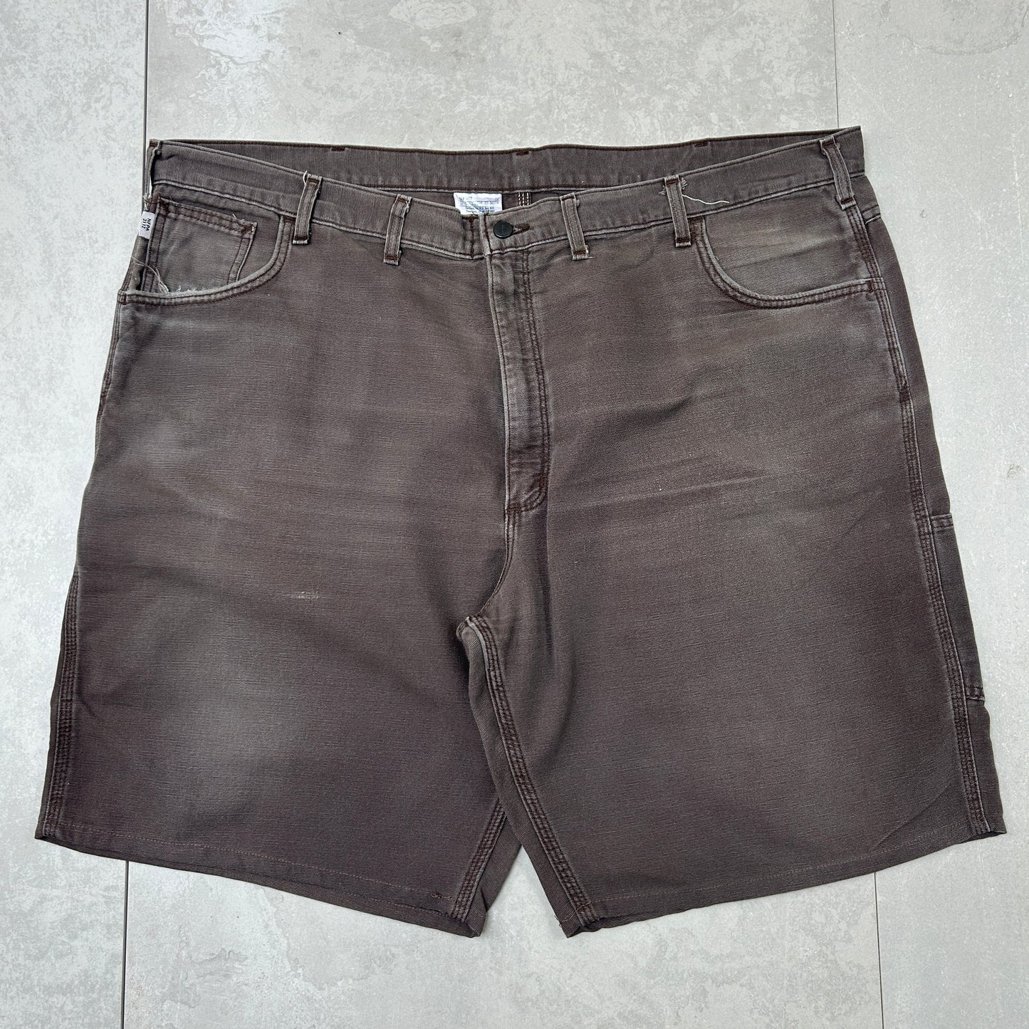 Vintage Carhartt Workwear Baggy Brown Carpenter Shorts - 48