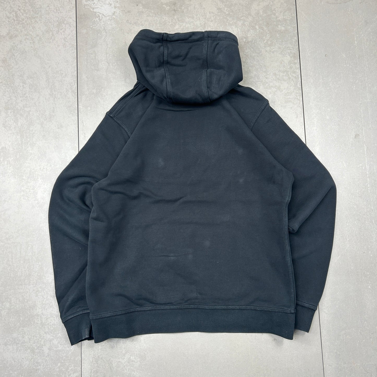 Vintage Nike Black Embroidered Hoodie Sweatshirt - L