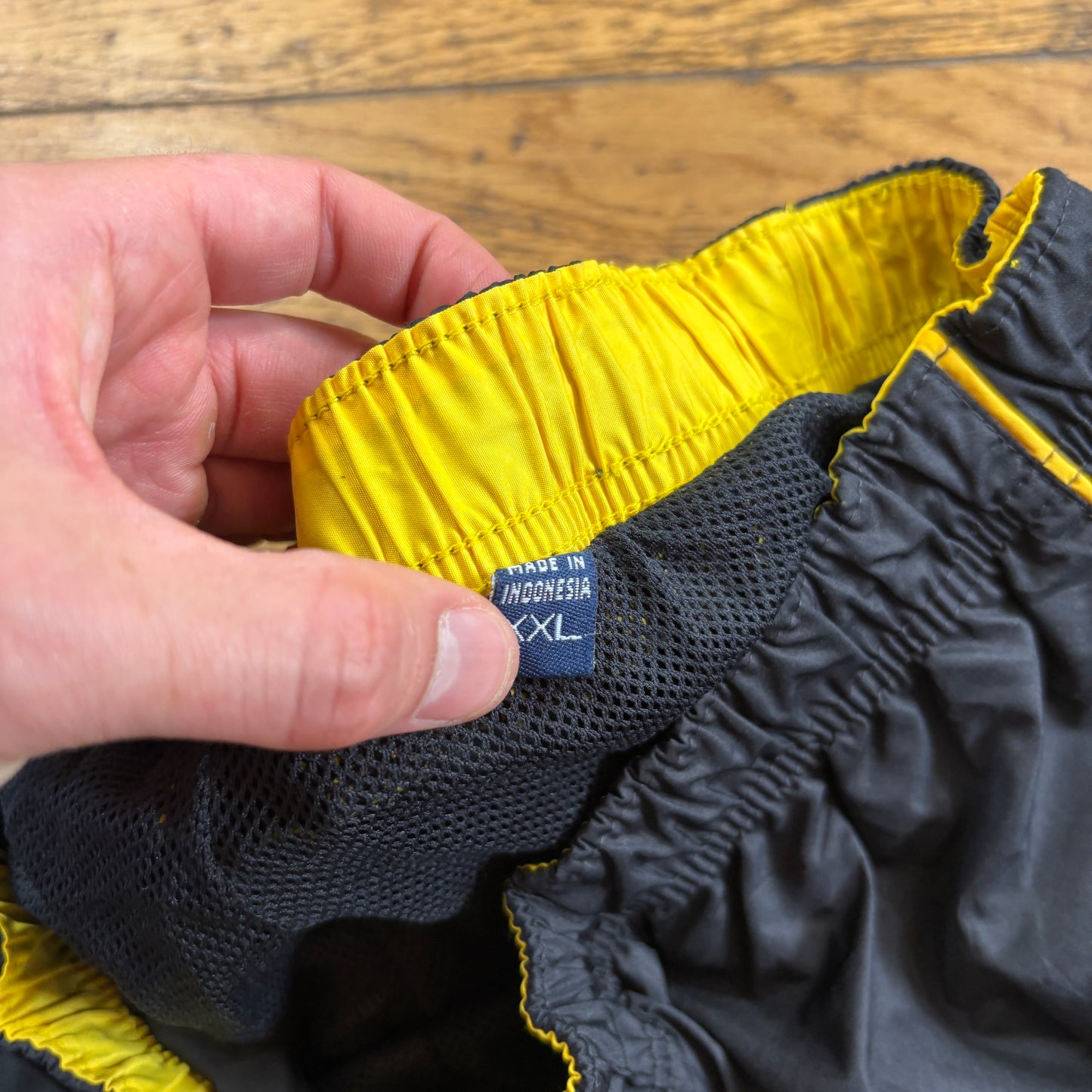 Vintage Polo Sport Black Baggy Tracksuit Sweatpants Track Pants Bottoms - XXL