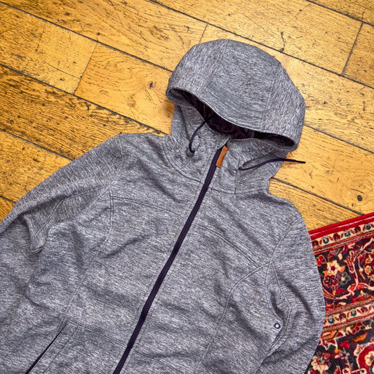 Vintage Oakley Womens Purple Sport Running Hoodie Embroidered Sweatshirt - S