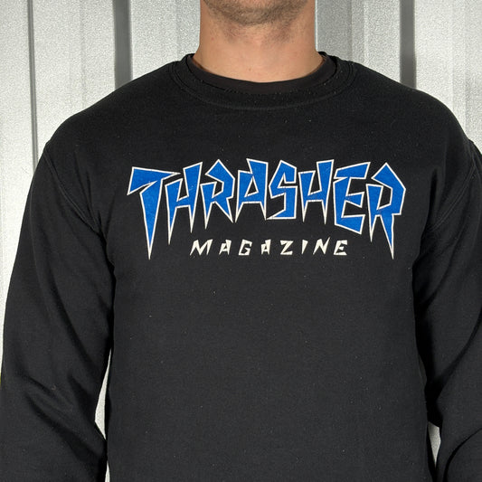 Thrasher Black Skate Sweatshirt - S