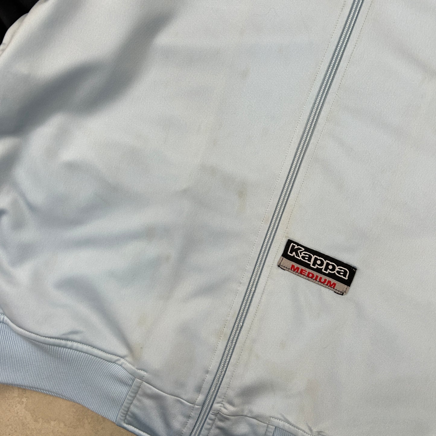 Vintage Kappa Blue Tracksuit Track Shell Windbreaker Jacket - M