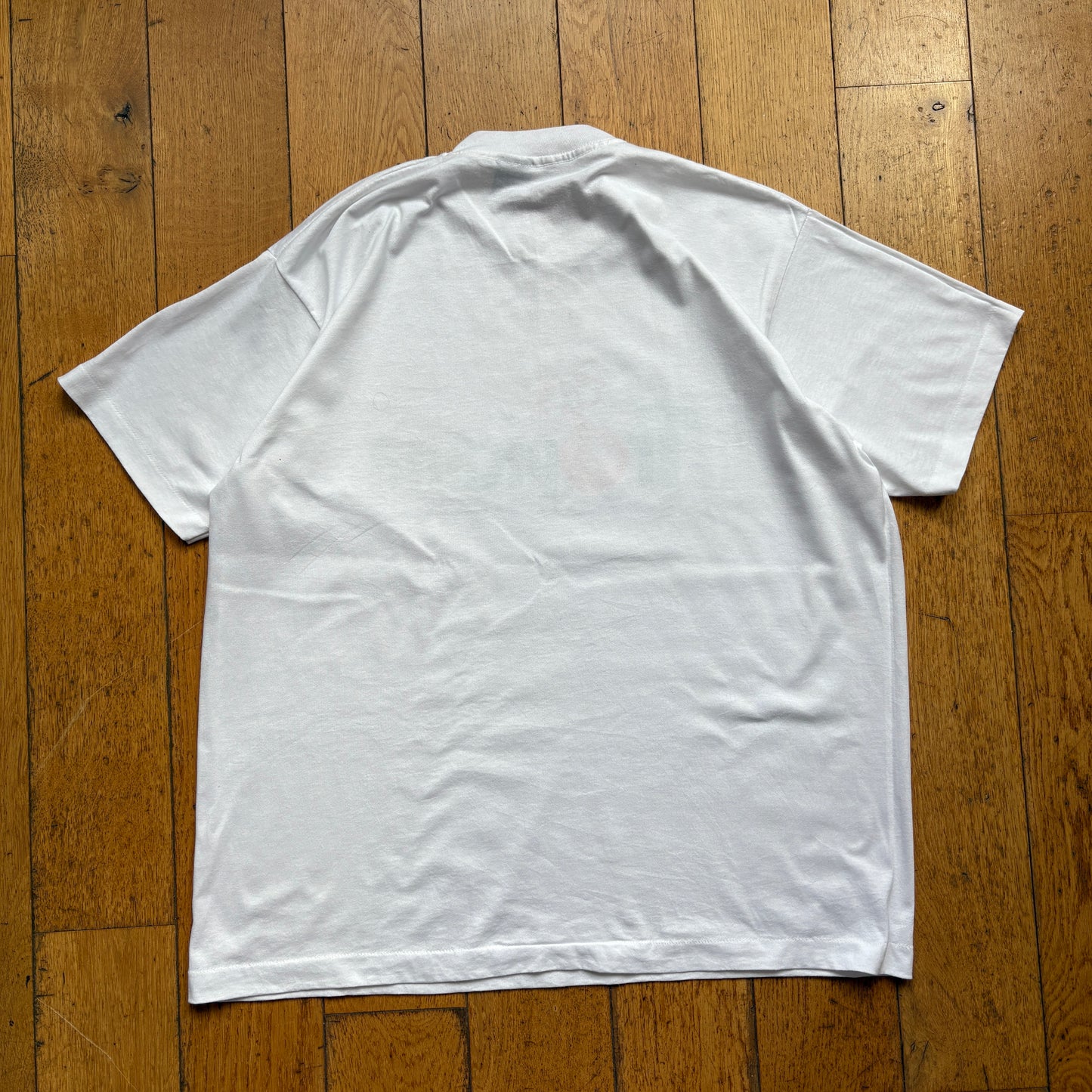 Vintage 90s Tropicana Single Stitch White Graphic T-Shirt - XXL