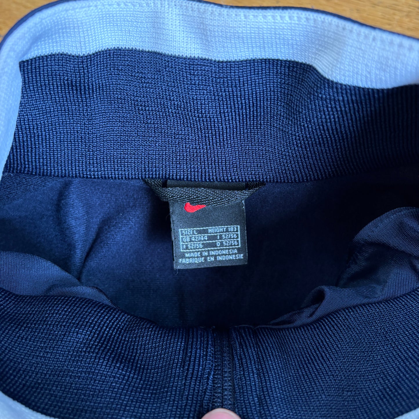 Vintage Nike Navy Tracksuit Track Shell Windbreaker Jacket - L