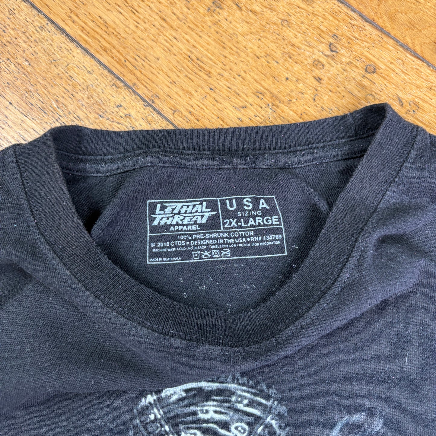 Vintage Lethal Threat Gorilla Beer Black Graphic T-Shirt - XXL