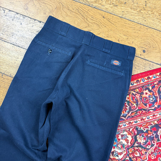 Vintage Dickies 874 Navy Skate Trousers - 30