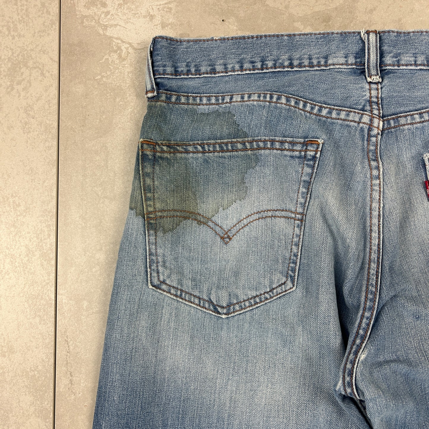 Vintage Levis 505 Straight Blue Denim Jeans - 33