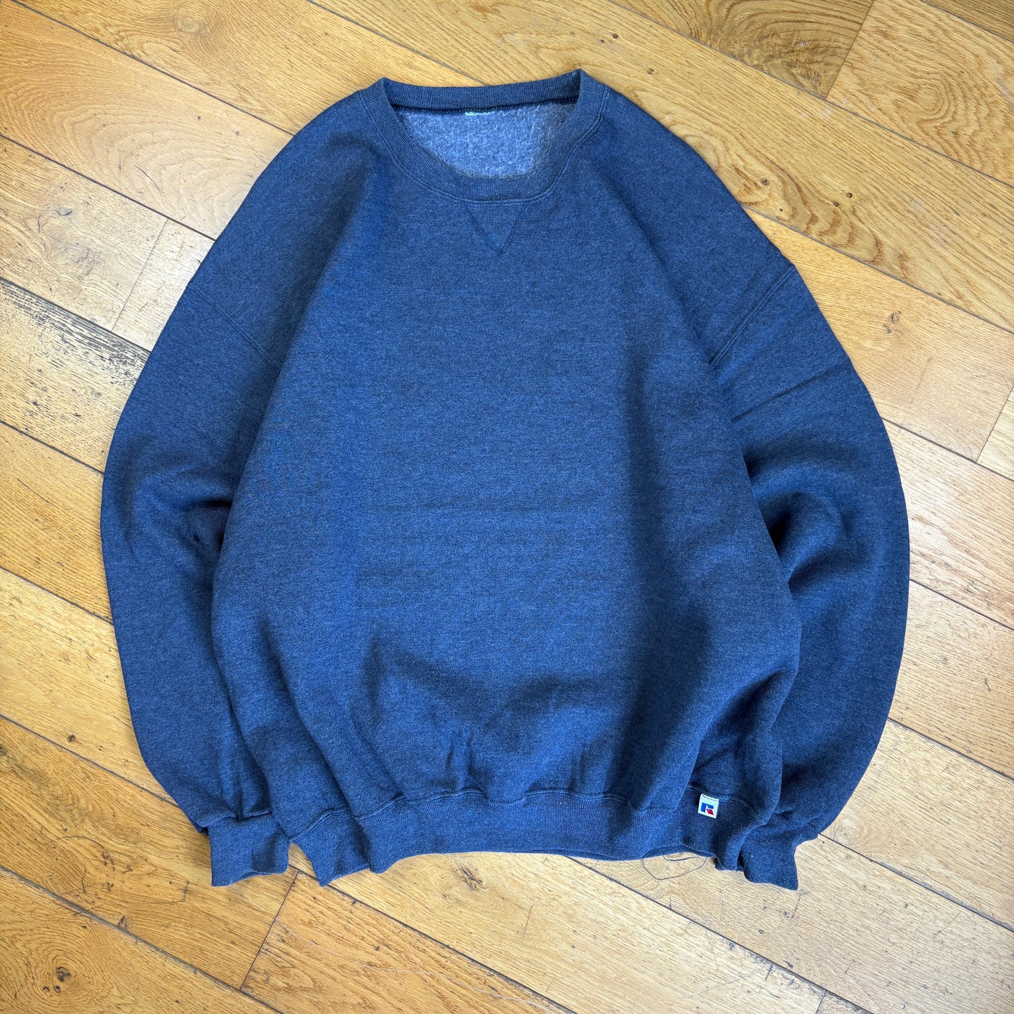 Vintage 90s Russell Athletic Blue Sweatshirt - XL
