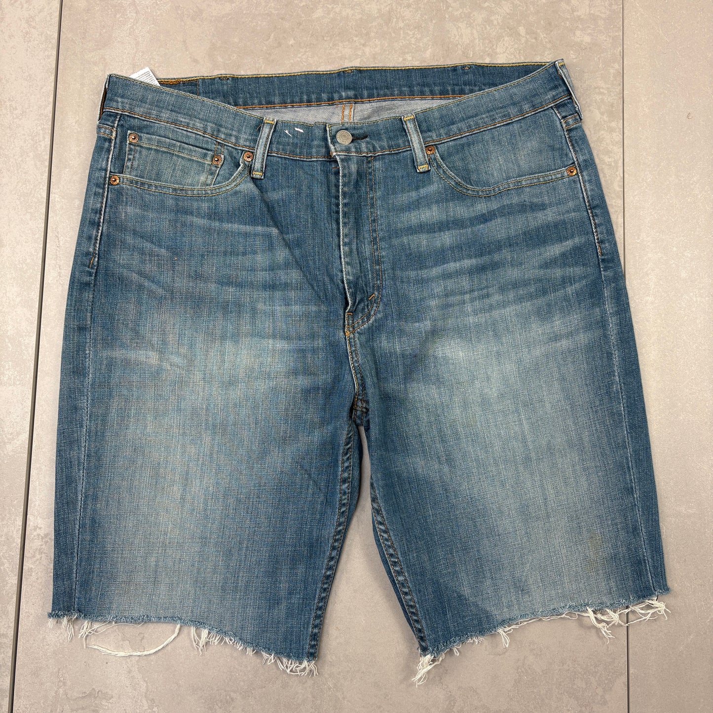Vintage Levis Blue Denim Shorts - 38
