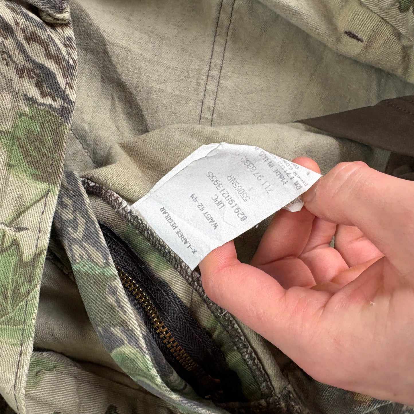Vintage Real Tree Camo Green Hunting Workwear Trousers - 38